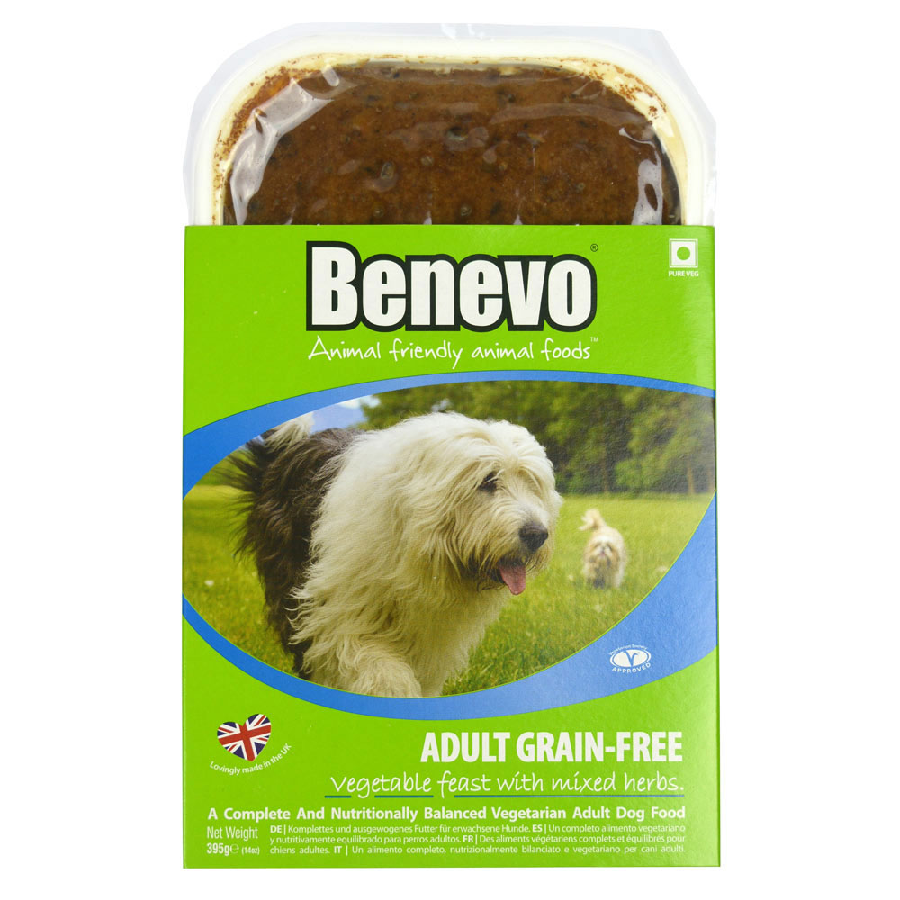 10er-VE Benevo Adult Grain-Free 395g Veganes Feucht-Alleinfutter Hunde Nicht Bio - Bild 1