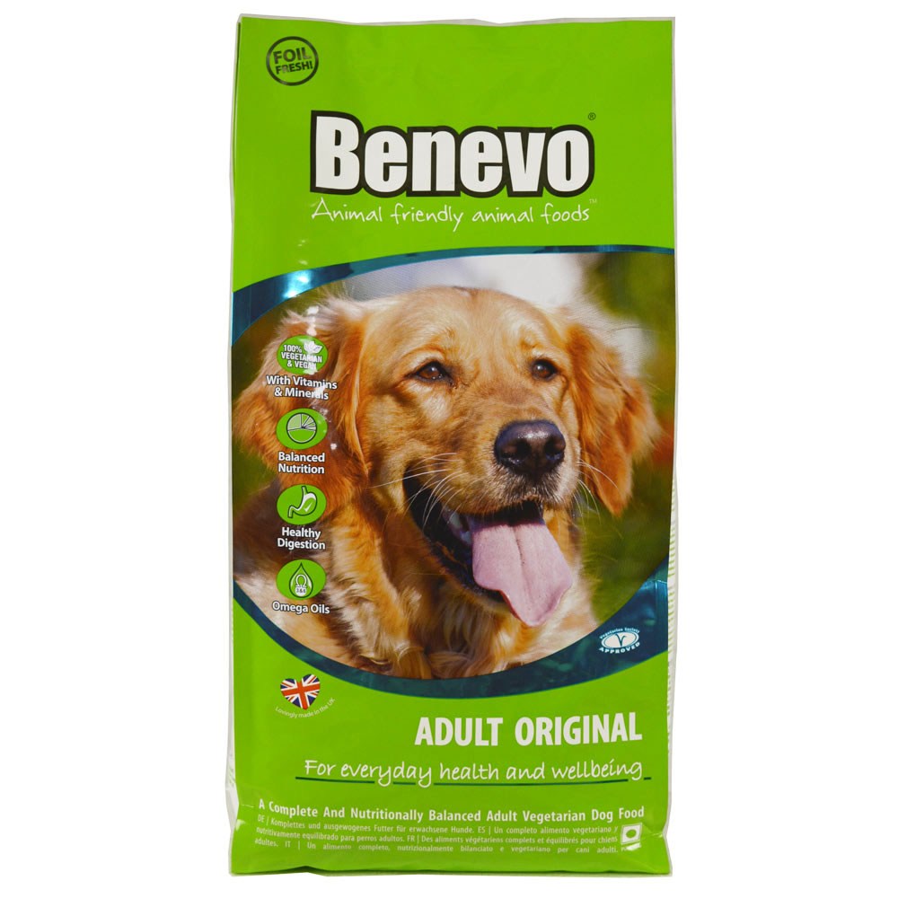 12er-SET Hundefutter Vegan -Dog Original- 2kg  NICHT BIO Benevo - Bild 1