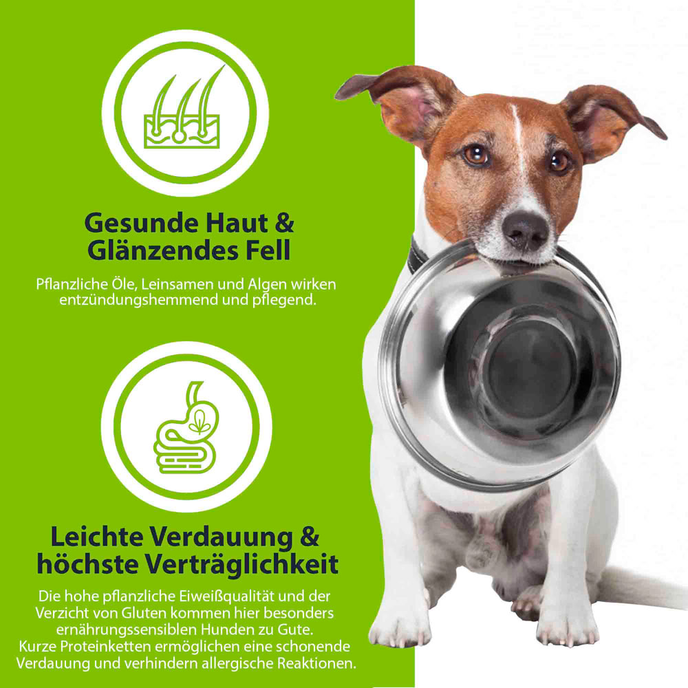 2er-SET Hundetrockenfutter Vega Adult Grainfree (Nicht Bio) 5kg German Shephy - Bild 5