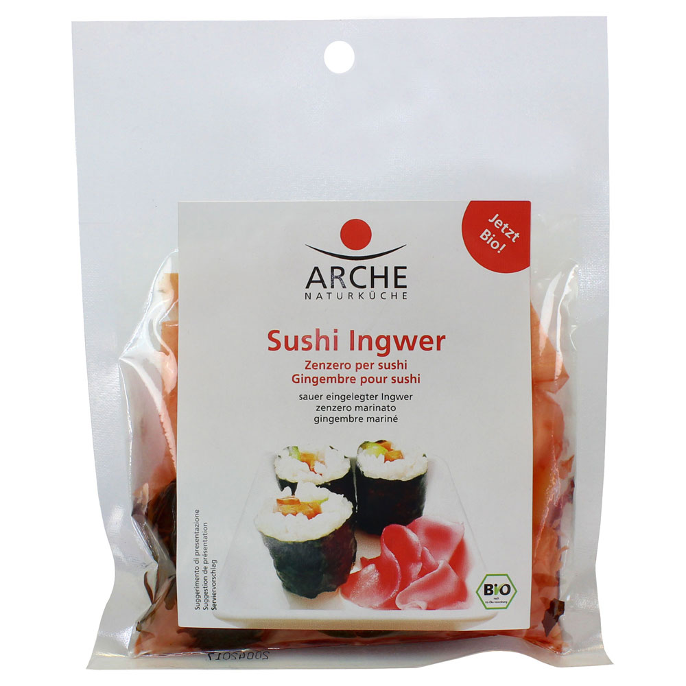 6er-SET  Bio Sushi Ingwer 50g Arche - Bild 1