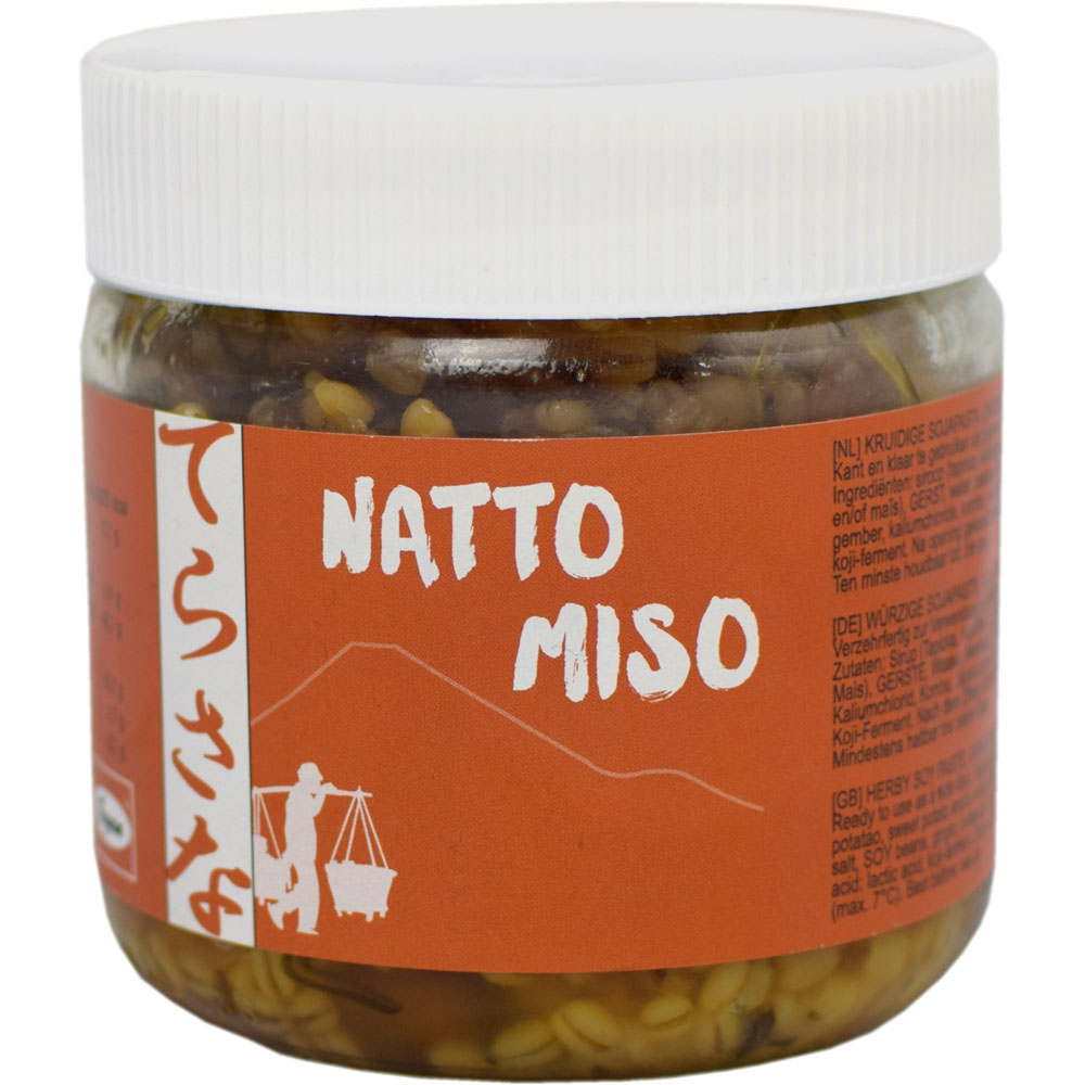 6er-VE Natto Miso NICHT BIO, 300g Schraubglas Muso - Bild 1